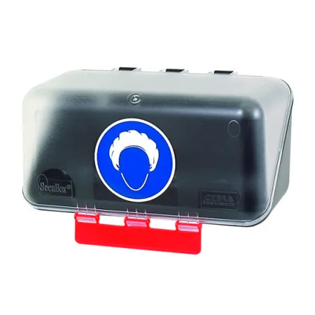 SecuBox Mini transparentní – kompaktní box pro ochranu zraku, sluchu a dýchacích cest. SecuBox Mini NexArmor – hygienický box pro OOPP